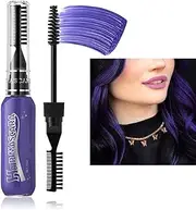 Washable Hair Chalk Comb | Mascara Dye Set for Women,Temporary Hair Color Dye 8 Color, Mascara Hair Chalk Set for Birthday Cosplay, Hair Highlighting Set