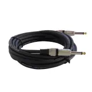 25ft Instrument Guitar Mic DJ Speaker Cable 6.35mm 1/4" to 1/4" Mono Male Cord