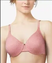NEW Chantelle C Jolie Seamless Underwire Bra Pink 38DD 13B1 #77805