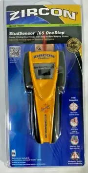Zircon StudSensor i65 OneStep Center Finding Wire Detection Stud Finder New