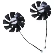 1Pair FD10015M12D Graphics Card Cooling VGA Coolers Fan 4Pin for RX580 2048SP 8G