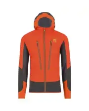 Karpos Alagna Plus Evo Jacket Ski Mountaineering Man, Spicy Orange/Black Sand