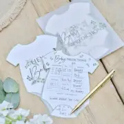 Baby Shower Prediction Cards Ginger Ray Botanical 10pk - Baby Shower Party