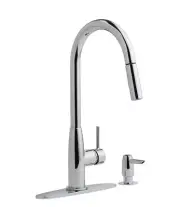 NIB Nice 1-Handle KITCHEN FAUCET w/ Pull-Down Sprayer (Polished Chrome Finish)