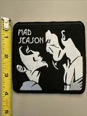 Mad Season (Embroidered Iron on patch) Punk/Rock/Metal/Music/Art