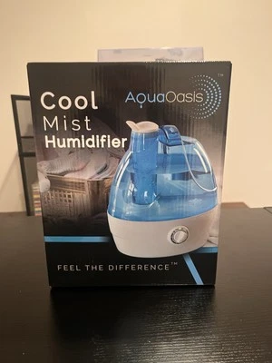 AquaOasis Cool Mist Humidifier New Sealed in Box