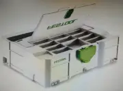 Festool SYS-1 T-LOC SYSTAINER STORAGE BOX 395x295x105mm With Lid *German Brand