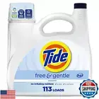 Tide Free and Gentle Liquid Laundry Detergent, 113 Loads, 4.4 L, Tide Laundry