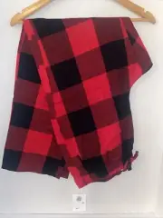 OLD NAVY Men's Pajama Pants Bottoms Red Black Buffalo Plaid Check Sz Large L NEW