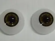 Realistic Life Size Acrylic Eyes for Halloween PROPS, MASKS, DOLLS (26 mm) FN04