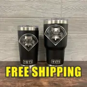 Philadelphia Phillies Personalized Custom Engraved Tumbler cup YETI 20oz or 30oz