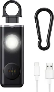 Upgrade Personal Alarm for Women, 130Db Loud Rechargeable Personal Safety Alarm