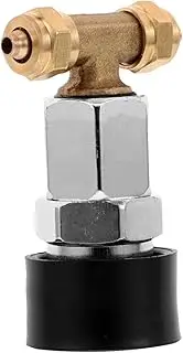 Tee Connection Quick Connect Fitting Terminal Truck Air Connector Three Way Air Connector for Truck Conversion Quick Connect Head Airline Joint Alloy