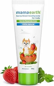 Mamaearth 100% Natural Berry Blast Toothpaste for Kid's 50 g