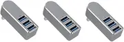 Gatuida Pcs Port USB Hub Mini Aluminum Dock Holder for Computer Accessories Fast Data Transfer Plug Play