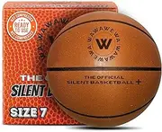 WAWAWEWA The Official Silent Basketball + (New) | Size 7 (29.5") ; Grooved Foam Ball for Quiet Dribbling and Indoor Training