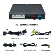 6 Pin Wireless CarPlay Android Auto Retrofit Kit Decoder Box For BMW NBT System