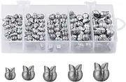 Fishing Sinkers Split Shot - Fishing Weights,Split Shot Fishing Weights Sinkers Round Removable Fishing Sinkers 5 Sizes