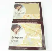 Vintage Double Sheet Springmaid Wondercale Oasis No Iron Percale New Flat Fitted