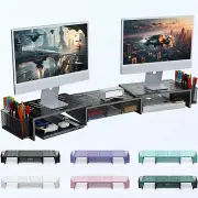 gianotter Computer Dual Monitor Stand Riser For Desk, Desk Organizers And Acc...