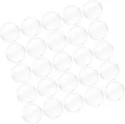 NOLITOY 50pcs Round Vending Capsules Miniature Shells Craft Empty Round Capsules for Party Favors Multi-purpose Packing Balls