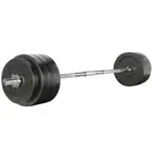 Everfit 78KG Barbell Weight Set Plates Bar Bench Press Exercise Home Gym 168cm