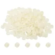 3.2mm ID x 7mm OD x 3mm L Round Spacers Washers, 200 Pack ABS for M3 Screws