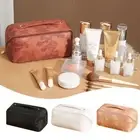 Retro Flower Cosmetic Storage Bag Handheld Travel Wash Bag Cosmetic Bag