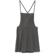 [Low Classic] Low Classic Pleated Mini Dress S GREY