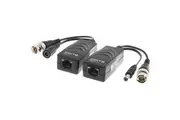 Doss VPB45PCDHD Video & Power Converter Receiver Balun Passive w HD RJ45 12V BK