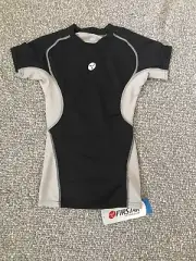 Firstar Up Your Game Youth Medium Black Short Sleeve Athletic Workout Shirt