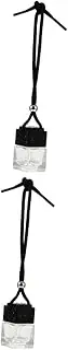 Vaguelly 2sets Luxury Car Pendant Car Hanging Ornament Car Aromatherapy Perfume Bottle Diffuser 5pcs*2