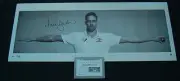 MITCHELL JOHNSON HAND SIGNED INTIMIDATOR WINGS LIMITED PRINT WARNE ASHES MCGRATH
