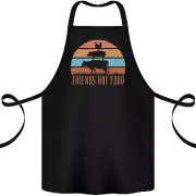 Vegetarian Animals Friends Not Food Vegan 2 Cotton Apron 100% Organic