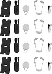 Tab S9 Stylus Pen Replacement Tips Nibs Parts for Galaxy Tab S9, Tab S9 Plus, Tab S9 Ultra, Tab S9 FE Stylus S Pen Replacement Tips/Nibs, with Tools (Black Gray)