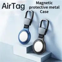 在飛比找蝦皮購物優惠-Apple Airtag 磁鐵保護套磁性 Airtag 定位