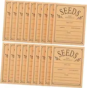 CANIGHT 50pcs Sealing Seeds Envelopes Kraft Paper Seed Storage Packets Self-Adhesive for Planting 8x12cm Vegetable Seed Organizer
