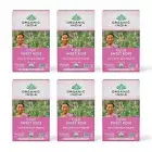 Organic India Tulsi Sweet Rose Herbal Tea, 18 Bags (Pack of 6)