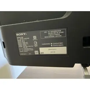 SONY 電視 螢幕左半部 橫條線 螢幕未破損 2014年 42吋電視 型號：KDL-42W700B