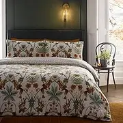Appletree Heritage - Foxdale - 100% Cotton Duvet Cover Set - King Bed Size in Natural