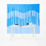 Blue Streamer Backdrop