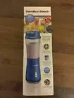 Hamilton Beach Personal Blender with Travel Lid, Portable, Monaco Blue, 51132