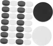 KONTONTY Replacement Checker Pieces 30pcs Chess Pieces for Ludo Board Game Chess for Ages Easy to Carry