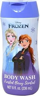 Centric Brands Inc. Frozen Kids Body Wash - Refreshing Children's Bath Wash for Shower and Bath Time, Girls and Boys Soap and Body Wash - Frosted Berry-Scented Cartoon Body Wash - 8 Fluid Ounces