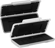 HOMSFOU Hard Disk Protection Storage Box 2 Storage Protective Bag White Foam Material