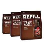 3 x Nescafe Blend 43 Instant Coffee Refill 400g