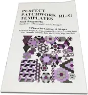 Patchwork Rulers and Templates Hexagons Rulers for Cutting 11 Shapes 1set= 9pcs