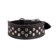 BEAU Pets Leather Whippet Studded Collar 40cm