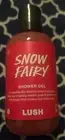 NEW - LUSH Snow Fairy Shower Gel 3.3oz