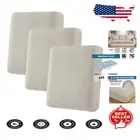 Textured Jacquard Slipcover Set of 3 - Sofa Cushion Protection in Island Fossi